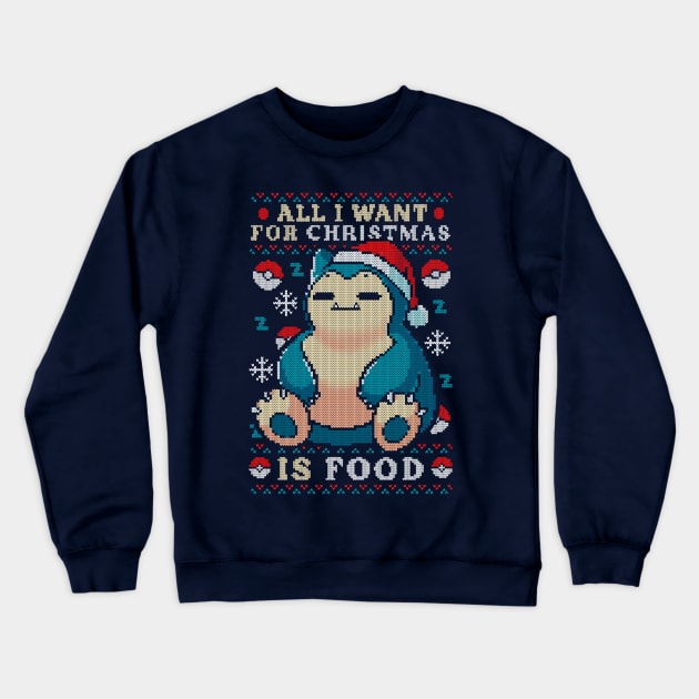 Funny Monster - Christmas Ugly Sweater Crewneck Sweatshirt by BlancaVidal